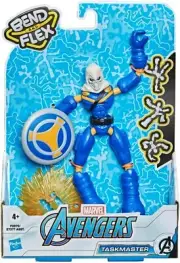 Marvel Avengers: Bend And Flex Taskmaster Kids Toy Action Figure 7in