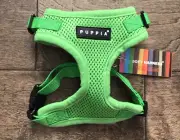 Puppia RiteFit Dog Harness with Adjustable Neck Authentic Green Small