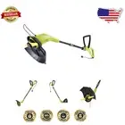 11.5-Inch Corded Electric Trimmer Edger with Telescoping Pole - Garden Essential