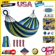 Extra-Large Portable Hammock - 660lbs Capacity with Travel Bag & Straps