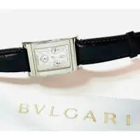 在飛比找蝦皮購物優惠-~BVLGARI 長方大款三眼 手錶