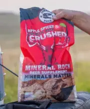 Jurassic Rock Mineral Apple Spiced Attractant 20# Bag - Deer Hunting Food Plot