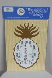 Millies Shapely Mats Pineapple Shape Cross Stitch Pattern Frame 9 x 12 #58016