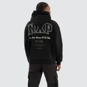 [Nena and Pasadena] Knockout Relaxed Hoodie Jet black