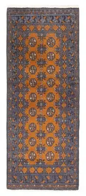 Traditional Vintage Hand-Knotted Carpet 2'7" x 6'5" Wool Area Rug