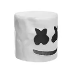 萬聖節派對夜總會乳膠白色面具成人 DJ MARSHMELLO 面具服裝