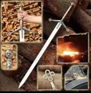 Custom Handmade Stainless Steel Blade Scottish Claymore Sword|Battle Ready Sword