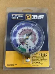 YELLOW JACKET 3-1/8" BLUE/LO-SIDE MANIFOLD GAUGE R32/410A 49160