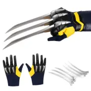 Wolverine James Logan Gloves & Claws Deadpool 3 Cosplay Gauntlet Halloween Props