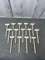 Crab Lobster Mallets Seafood Shellfish Mini Wooden Hammer Chocolate Total of 14