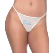 Oh La La Cheri Womens Veiled Sheer Bridal G-String Style-6295 L/XL