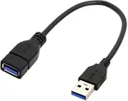 chenyang USB 3.0 Cable USB 3.0 Type A Male to Female OTG Extension Data Cable 20cm 5Gbps