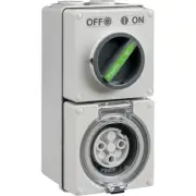 Schneider Electric Easy 56 Switched Socket - 3 Pin - 20A - 250V - EY56C320