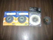 New in package 4" Craftsman Buffing Wheel 964938 & 2-Norton 3" grinding wheels