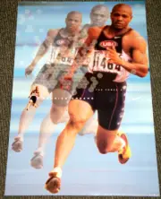 MAURICE GREENE Nike Force 2000 USA Olympic Running Vintage 23x35 Wall POSTER