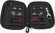 Tihebeyan Fly Fishing Lure Set,Fly Fishing Assortment Hand Tied Craftsmanship Kit with Portable Storage Box for Outdoor Angling