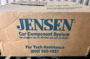 Vintage Jensen Car Component System Car Stereo Subwoofer Midwoofer Tweeter NEW!