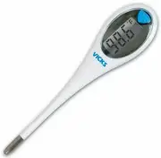 Vicks Digital Thermometer Professional 30 Second Reading Waterproof 3 PACK