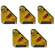 5 x Strong Hand Adjust-O Magnet Square Large - On/Off 75kg Pull Force - MSA48-HD