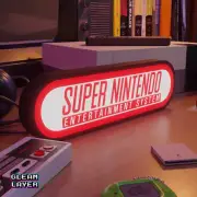 Super Nintendo Snes Led Retro Gaming Lightbox RGB Light Sign