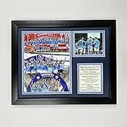 Legends Never Die, Inc. Manchester City F.C. | 2022-2023 Treble Winners | Historic Season Championships Collage 12"x15" Framed Photo Collage Under Glass