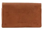 Pierre Cardin Ladies Womens Genuine Leather Bi-Fold RFID Purse Wallet - Cognac