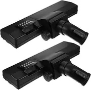 jojofuny 2pcs Vacuum Cleaner Accessories Vacuum Attachment Adapter Universal Vacuum Attachments Vacuum Adapter Vacuum Cleaner Brush Head Plastic Black