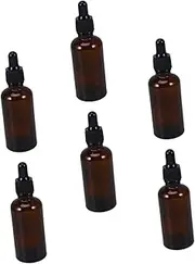 6Pcs Glass Dropper Bottles Multi Functional Dripping Bottles for Essential Oils and Perfumes Durable and Portable Design for Travel and Storage