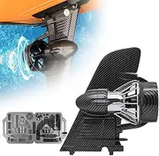 Electric Motorized Fin Surfboard, Equipped with Remote Control, 24V Thruster Electric Surfboard Fins Propeller Adjustable Speed, Jet Powered Surfboard Kit, Stand Up Board Paddle Board Fin