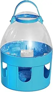 Generic Bird Cage Feeder Bird Water Drinker Kettle Water Dispenser Feeding Tool for Pheasants Peacock Budgies Cockatiels Lovebirds, 4L