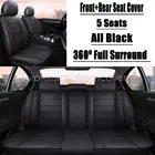 For Honda CR-V 2007-2016 Car 5-Seat Covers Faux Leather Full Set Protector Pad