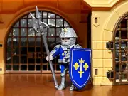 Playmobil Knights Medieval Crusades Custom Made - 3rd Crusade French Halberd Inf