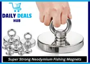 Super Strong Neodymium Magnet Rare Earth Round Cuboid Hole Holder Hook Fishing