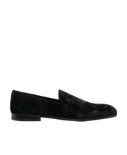 Dolce Gabbana Round-Toe Flat Loafers 39,40,41.5,42 Black