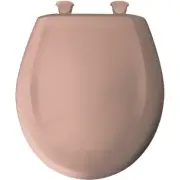 Bemis 200SLOWT-023 Elongated Slow Close Toilet Seat - Artesian CARNATION PINK