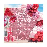 Shimmer Wall Panel Sequin Backdrop 36 Panel Birthday Wedding Background Decor...