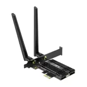 QFly WiFi 7 Wireless Card PCIe Intel BE200 with Bluetooth 5.4 8774Mbps