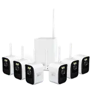 Swann MaxRanger4K™ Mini Long-Range Wireless Security System with 6 Cameras | SWNVK-MRMINISD6