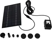 GRCFUMO Solar Fountain Pump, Upgraded Solar Fountain with Nozzles, Efficient Solar Powered Fountain Pump Kit for Bird Bath, Garden, Pond, Pool, Outdoor Water Feature