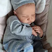 Reborn Dolls Lifelike Babies Realistic Handmade Soft Silicone Vinyl Eyes Open Toddler Dolls Looks Like A Baby So Real Newborn Girls Child Birthday Gifts,12in