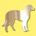 Labrador Standing Dog Shaped Acrylic Mirrors - Various Sizes