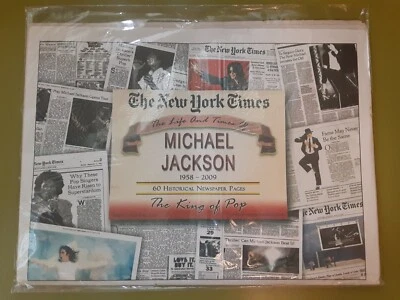 New York Times, The Life and Times of Michael Jackson Newspaper collection