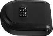 HIAKDOFT Box Wall Mounted Key Lock Box with Code Secure Key Storage Locker for Home Office