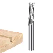 Upcut Router Bits Spiral 2 Flute CNC 1/4 Spiral End Mill for Wood Cut Carving