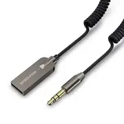 Aux Bluetooth Adapter for Car USB to 3.5mm Jack, 5.3 Receiver for Car BT500