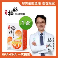 在飛比找momo購物網優惠-即期品【娘家】Omega-3 80% 極好魚油(60粒/盒)