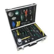24PCS/Set New Fiber Optical Tool Kit Fusion Splicing Cutter Cleaver Plier