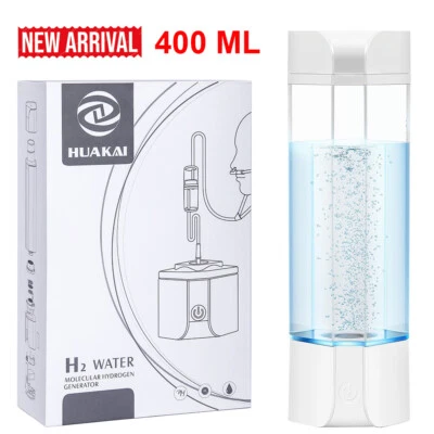 Hydrogen Water Bottle Generator with New Gas Inhaler Molecular H2 Maker Machine