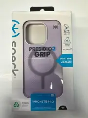 Speck Presidio2 Grip Case with MagSafe for Apple iPhone 15 PRO Soft Lilac new