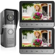 TMEZON Video Door Bell WiFi Phone Intercom System Monitor Doorbell Camera